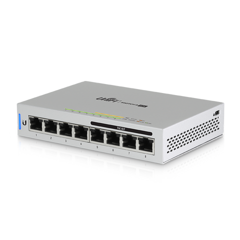 Ubiquiti Networks US-8 UniFi 8-Port Gigabit PoE Compliant Managed Switch