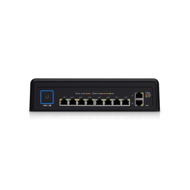 Ubiquiti Networks UniFi Switch Industrial 10-Port Gigabit PoE++ Compliant Managed Switch