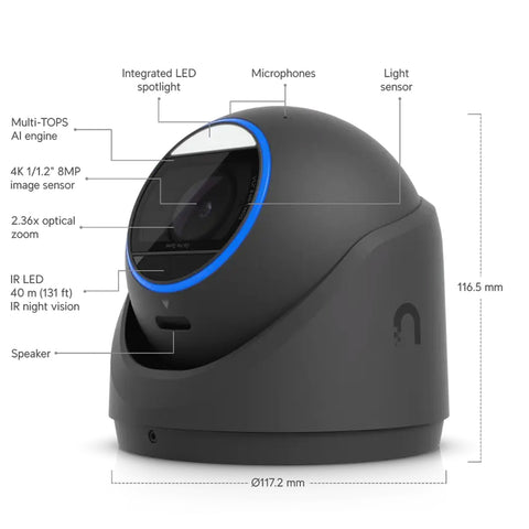 [UVC-G6-Pro-Turret] Ubiquiti UVC-G6-Turret-B UniFi Video Camera G6 Turret