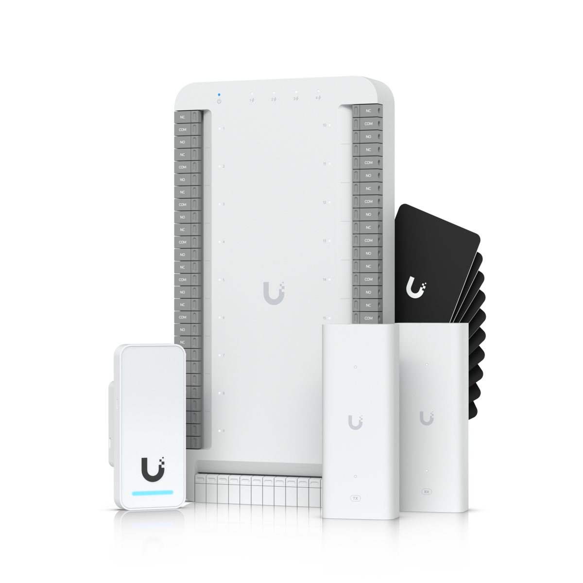 Ubiquiti UA-SK-Elevator | Starter kit | UniFi Access, Elevator Hub, G2 Reader, 2x 2-wire PoE extender, 10x Access Card