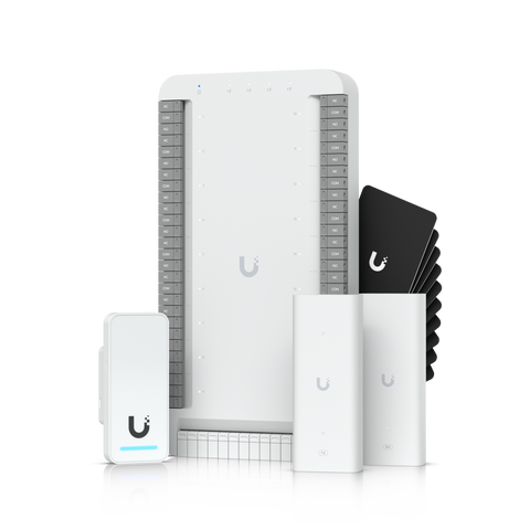 Ubiquiti UA-SK-Elevator | Starter kit | UniFi Access, Elevator Hub, G2 Reader, 2x 2-wire PoE extender, 10x Access Card